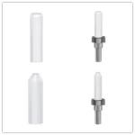 Loss Zirconia Ceramic Ferrules Fiber Optic System Components LC Ferrules 1.25mm SM
