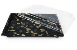 China Stackable Disposable PS Plastic Sushi Container supplier