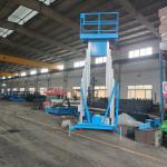 560KG Vertical Material Lifts Hydraulic Lift Ladder For Warehouses