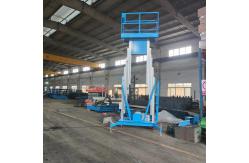 China 560KG Vertical Material Lifts Hydraulic Lift Ladder For Warehouses supplier
