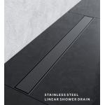 Linear Type Gray Shower Drains DIA 50mm Black Linear Drain for sale
