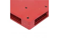 China Red Plastic Stacking Pallets Yellow Injection Moulded Plastic Pallets supplier