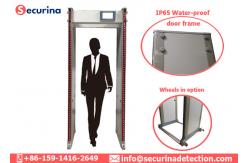China Easy Install Body Scanner Metal Detector , Walk Through Safety Gate 33 Zones supplier