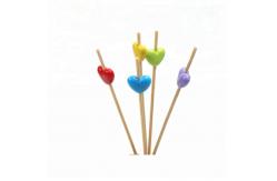 China Knotted Bamboo Fruit Skewers Disposable Anti Corrosive supplier