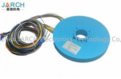China Rotary table Gold - Gold contacts Pancake Slip Ring 22# silver plated copper supplier