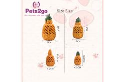 China Pineapple Shaped Large 9*18CM Pet Chew Toys For Dog supplier