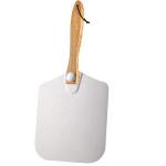 12*14*25'' Bandejas De Pasapalos De Piedra Aluminum Metal Pizza Peel Foldable Wood Handle Pizza Scoop Foldable for sale