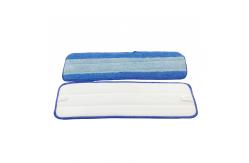 China 18 Blue Microfiber Sponge Inner Household Wet Mop Pad supplier