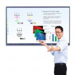Education Interactive Whiteboard with Android 11.0/12.0 OS LED/LCD Screen Panel 2x15W/20W Speaker for sale