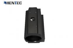 China 6063- T5 Silvery Black Cylinder Shell Industrial Aluminum Profile With Longlife supplier