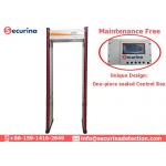 Security Checking Walk Through Gate Metal Detector , Multi Zone Metal Detector for sale