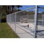 wholesale used 9 gauge galvanized and pvc coated diamond shape cyclone wire chain link fence for sale