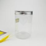 ISO9001 Sliver Aluminum 31mm Plastic Screw Cap Jars for sale