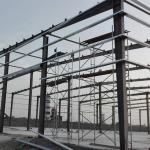 Carbon Prefabricated Steel Buildings Galvanized Or Painted Steel Frame Surface With Sandwich Panel Roof for sale