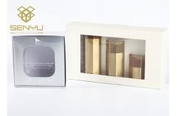China Square  350g Paper Packaging Box With Clear Window Matt Lamination Surface supplier