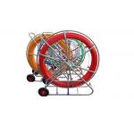 Yellow Transmission Line Stringing Tools , 16 Mm 200 M Fiberglass Duct Rodder for sale