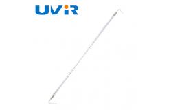 China UVIR Quartz Infrared Lamps R7 base tungsten wire with transparent tube supplier