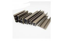 China 6063 T5 Champagne Anodized Aluminum Window Profiles ISO9001 Approval supplier