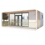 Luxury Elegant Modular Apple Cabin Factory Direct Supply Steel Structure Mobile Villa Tiny Module Cabin Outdoor Hotel Book Shop for sale