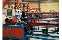 China Double Wire 3m Width Touchscreen Automatic Chain Link Fence Machine supplier