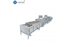 China Efficient Mechanized Food Cleaning Machine Processing Of Vegetables And Fruits supplier