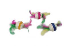 China Interactive Robot Mouse Cat Toy Seagrass Ball supplier