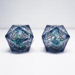 One Sequined Liquid Flow Sand Resin Dice# Dnd#Rpg#Coc Smooth Edge