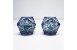 China One Sequined Liquid Flow Sand Resin Dice# Dnd#Rpg#Coc Smooth Edge supplier