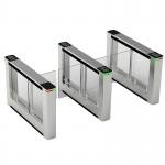 Outdoor Traffic Counters 220V Swing Turnstile Gate Biometric Authentication for sale