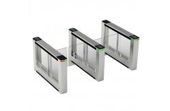 China Outdoor Traffic Counters 220V Swing Turnstile Gate Biometric Authentication supplier
