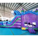 Custom Size Inflatable Bounce House With Water Slide for sale