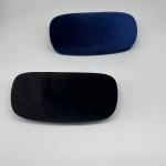 Shockproof Waterproof Leather Glasses Metal Eyeglass Case Fashion Velvet for sale