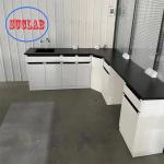 Lab Furnitures Price Cold-rolled Steel Frame with 12mm Thick Glass Shelf for Laboratory for sale