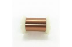 China Solid Conductor 0.015mm Self Bonding Copper Enameled Wire supplier
