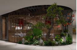 China High Simulation Landscape Plastic Pine Tree 150cm Restaurant Ornaments supplier