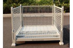 China Lightweight Wire Mesh Pallet Cage Warehousing Transport Stillages supplier