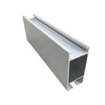 Closet Handle Silver Anodized 6063 T5 Wardrobe Aluminium Profile for sale