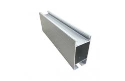 China Closet Handle Silver Anodized 6063 T5 Wardrobe Aluminium Profile supplier