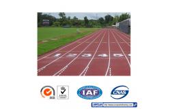 China Colourful Full PU 13MM Running Track Flooring Runway Harmless supplier