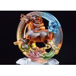 Personalized Award Cups Trophies , Colored Glaze Custom Award Trophies for sale