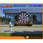 Customized Football Darts Inflatable Sports Games , Footdarts Popular Inflatable Dart Board for sale