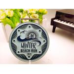 2.5mm Thickness Zinc Alloy 5k Running Medals For Sporting Events for sale