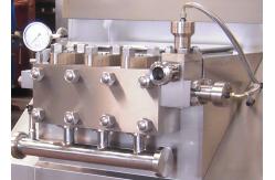 China Manually Operated 4t Flow Homogenizer Machine Hydraulic Pressure Adjustment supplier
