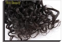 China 6A Unprocessed Virgin Human Hair Deep Wave Natural Black 1b# , Avoid Shedding supplier