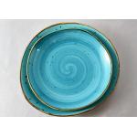 Customized Sky Blue Porcelain Color Dinnerware Set