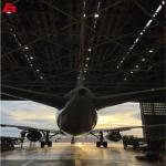 Efficient Prefabricated Large-span Space H-shaped Steel Structure Hangar Building for sale