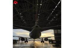 China Efficient Prefabricated Large-span Space H-shaped Steel Structure Hangar Building supplier