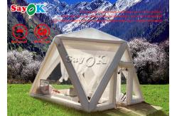 China Inflatable Family Tent Advertising Inflatable Transparent House Bubble Tents For Camping supplier