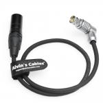 Alvins Cables Power Cable for Atomos NEON 31 17 24 4K Monitor Recorder XLR 4 Pin Male to Right Angle 6 Pin Female Power Cord for Atomos 50cm/19.7in for sale