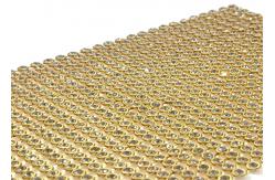 China Red Round Shape 6mm Decorative Wire Mesh Sequins Metal supplier
